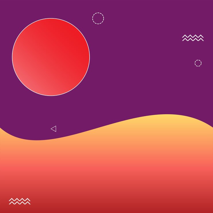 Plantilla de diapositiva de banner de fondo rosa púrpura