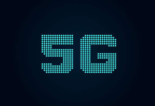 Plantilla digital de tecnología de red 5G