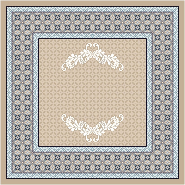 plantilla de diseño de alfombras imprimibles 3