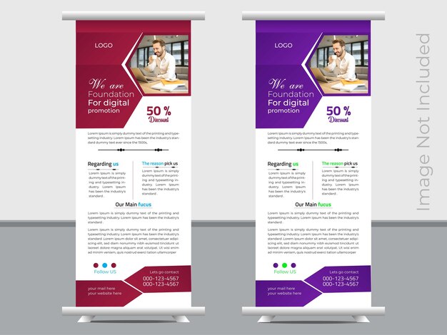 plantilla de diseño de banner corporativo