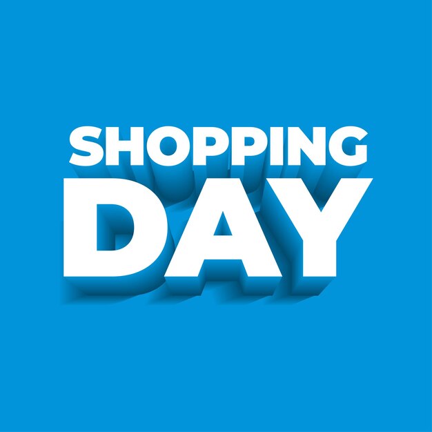 plantilla de diseño de banner de día de compras