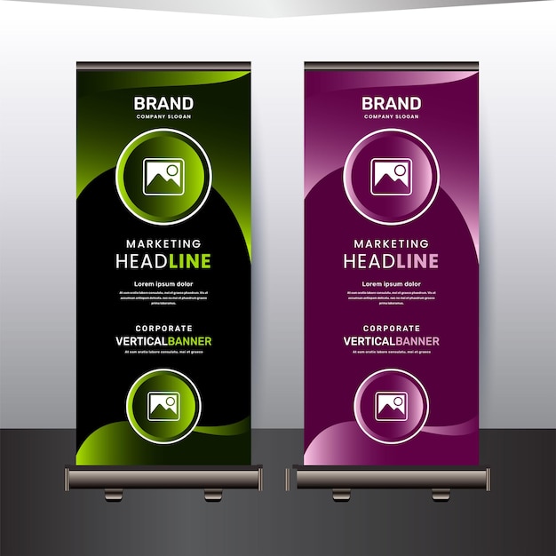 plantilla de diseño de banner moderno y profesional