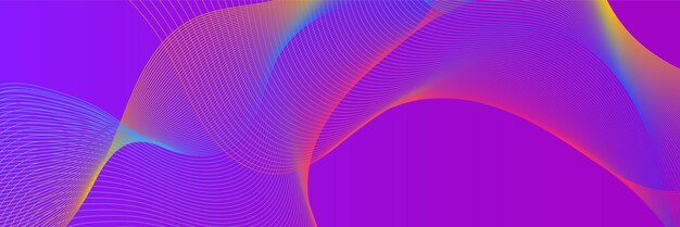 Plantilla de diseño de banner de polígono abstractamente colorido Banner web tecnológico colorido con formas geométricas telón de fondo y colores de gradiente Diseño gráfico vectorial patrón de presentación de banner fondo