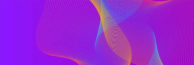 Plantilla de diseño de banner de polígono abstractamente colorido Banner web tecnológico colorido con formas geométricas telón de fondo y colores de gradiente Diseño gráfico vectorial patrón de presentación de banner fondo
