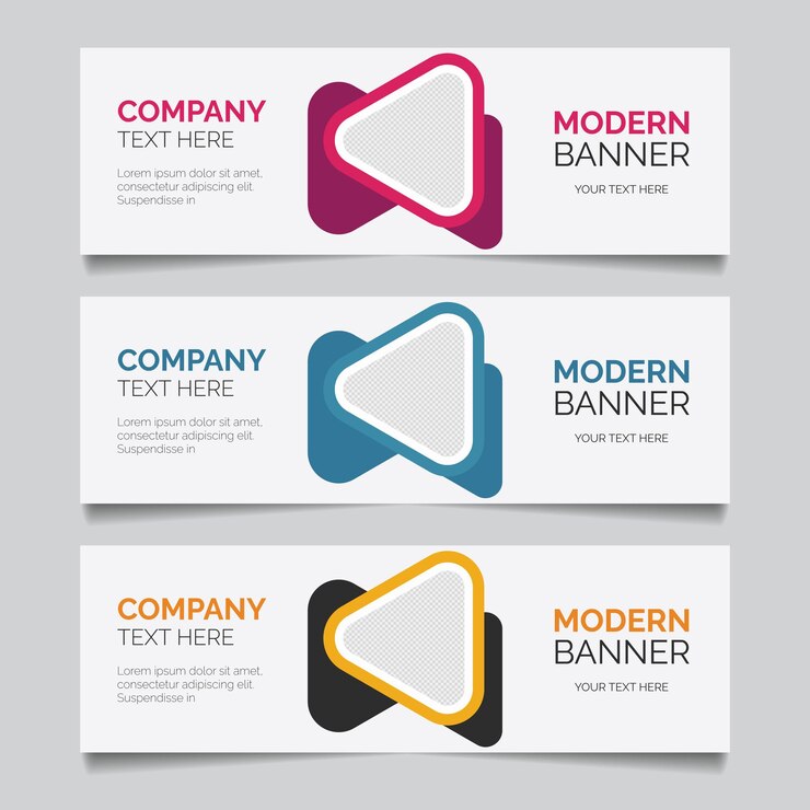 plantilla de diseño de banner profesional y minimalista