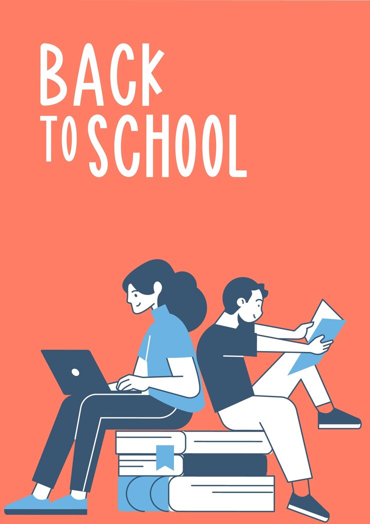plantilla de diseño de banner de redes sociales de regreso a la escuela