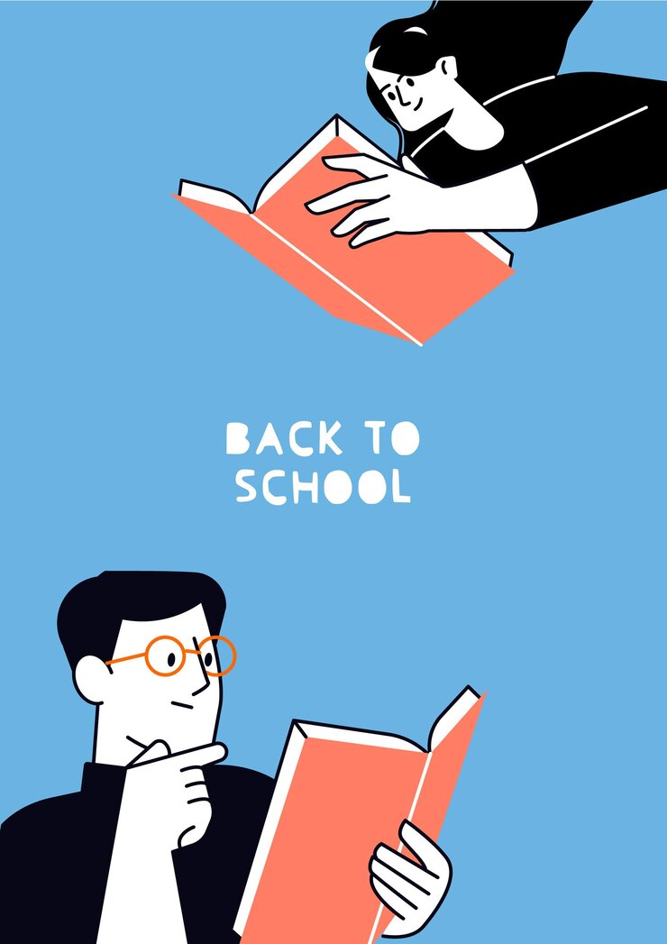 plantilla de diseño de banner de redes sociales de regreso a la escuela