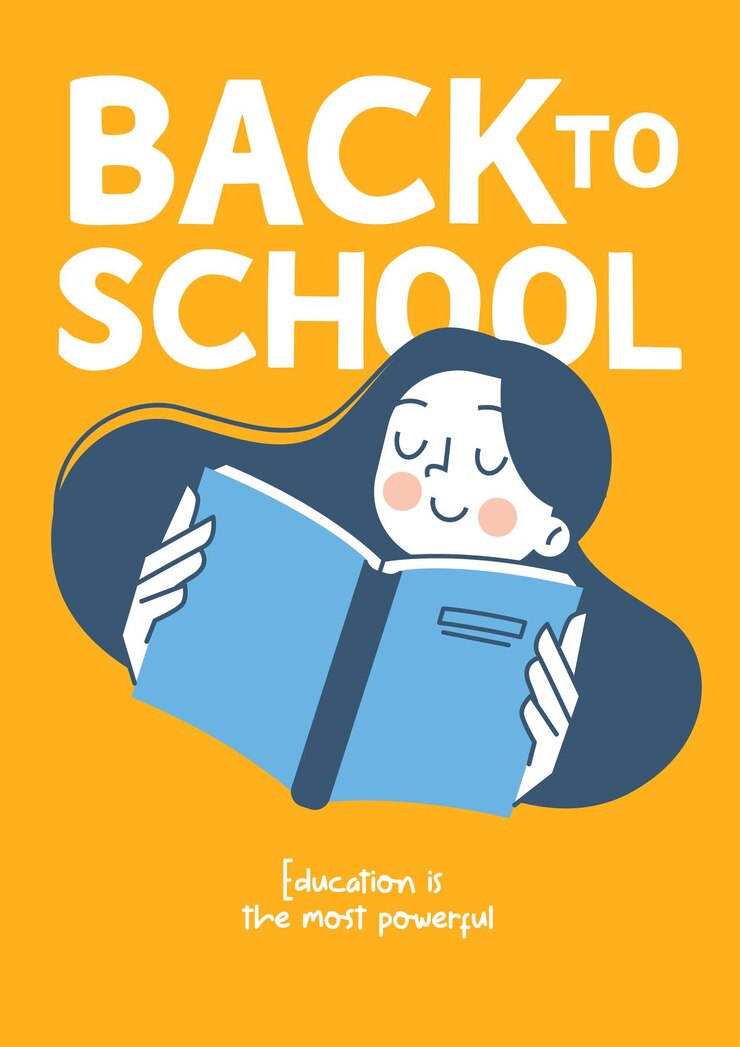 plantilla de diseño de banner de redes sociales de regreso a la escuela
