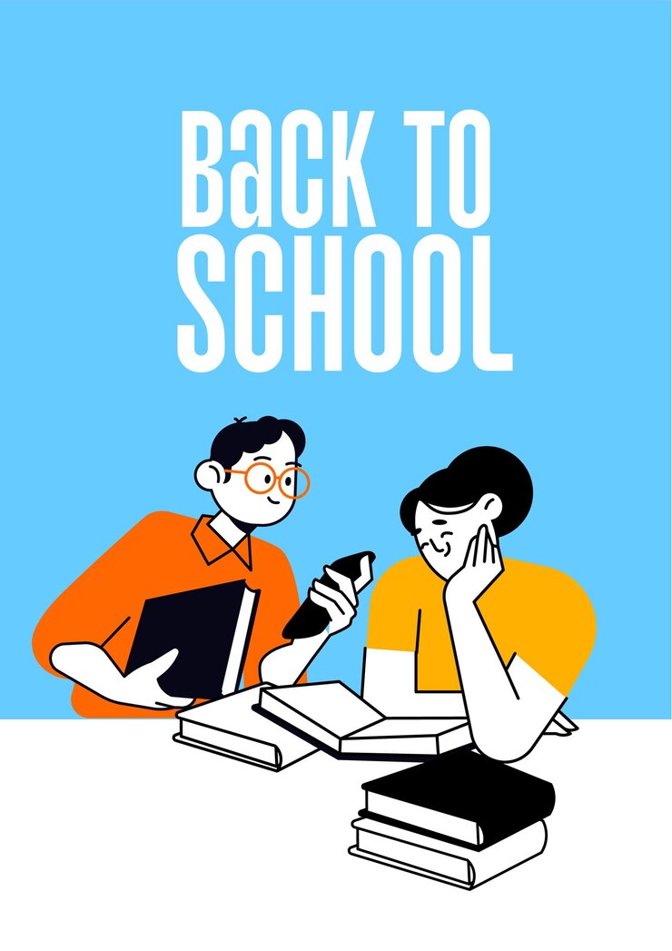 plantilla de diseño de banner de redes sociales de regreso a la escuela