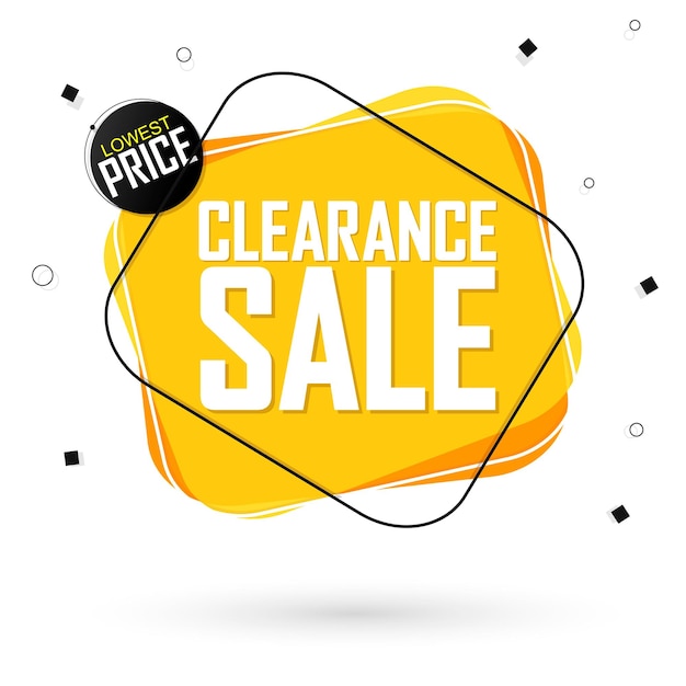 plantilla de diseño de banner de venta o cartel para ilustración vectorial de tiendas y tiendas en línea