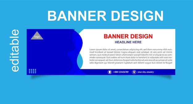 plantilla de diseño de banner