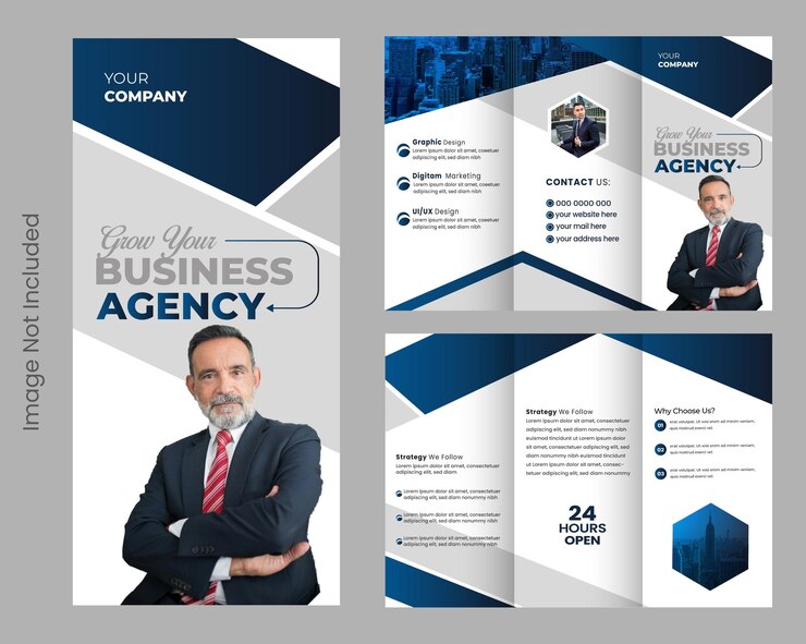 plantilla de diseño de boucher de negocios creativo
