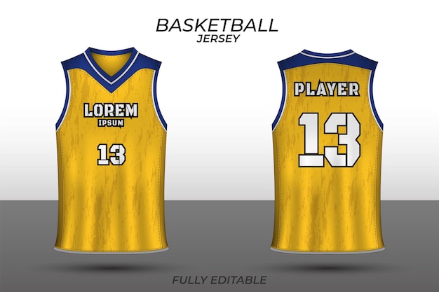 Plantilla de diseño de camiseta de baloncesto