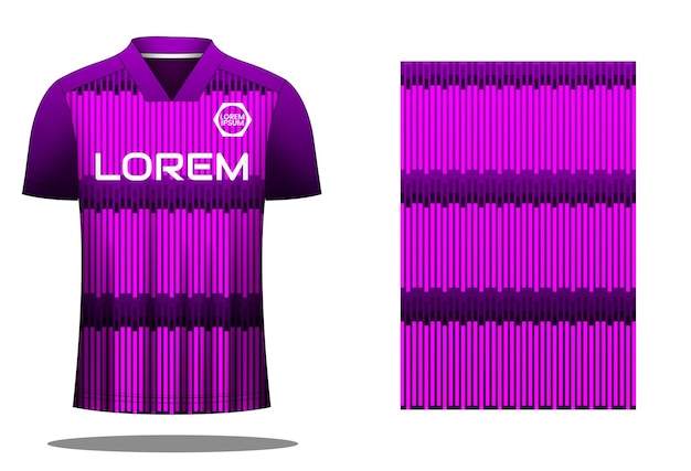 Plantilla de diseño de camiseta de camiseta deportiva de fútbol