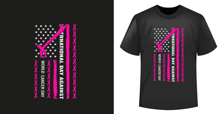 Plantilla de diseño de camiseta de campaña de concienciación