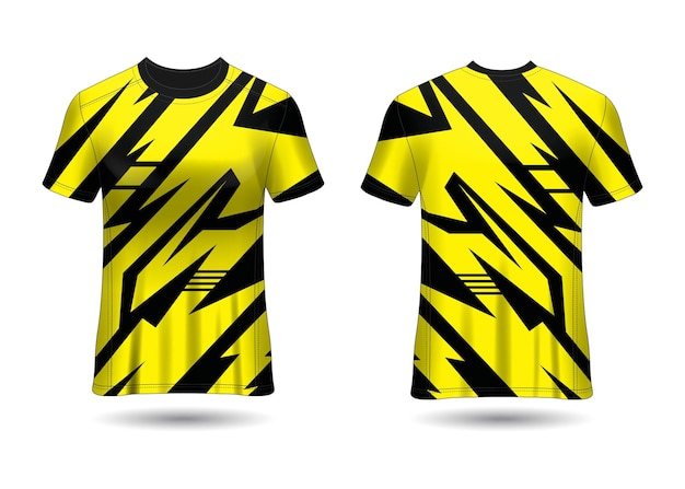 Plantilla de diseño de camiseta de carreras deportivas para vector de uniformes de equipo