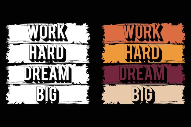 Plantilla de diseño de camiseta con citas motivacionales e inspiradoras
