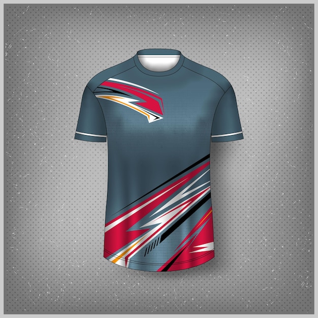 Plantilla de diseño de camiseta deportiva camiseta