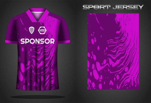plantilla de diseño de camiseta deportiva de futbol