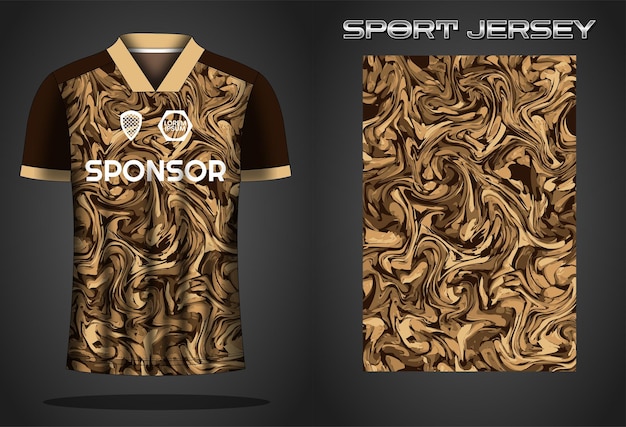plantilla de diseño de camiseta deportiva de futbol