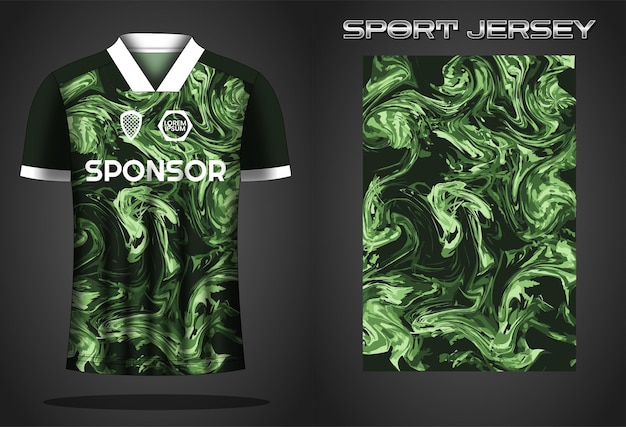 plantilla de diseño de camiseta deportiva de futbol