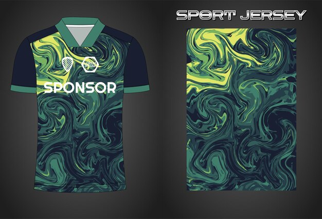 plantilla de diseño de camiseta deportiva de futbol