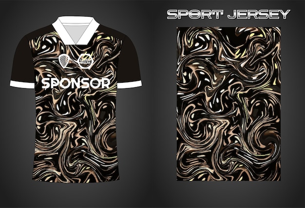 plantilla de diseño de camiseta deportiva de futbol