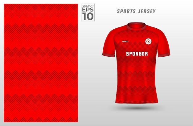 Vector plantilla de diseño de camiseta deportiva de fútbol
