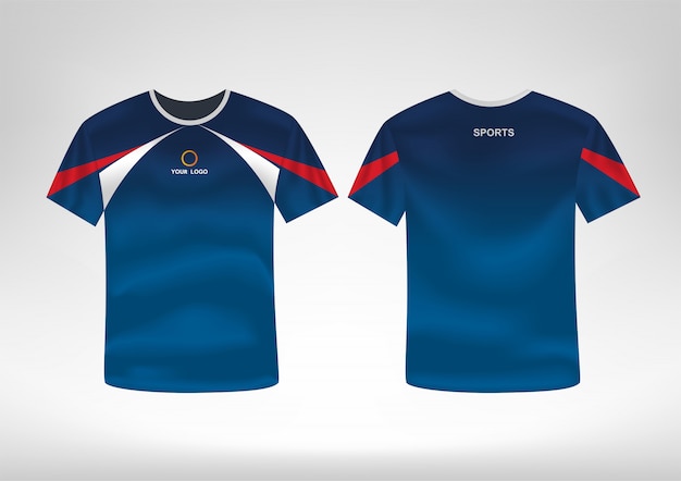 Plantilla de diseño de camiseta deportiva