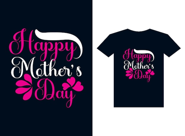 plantilla de diseño de camiseta del día de la madre