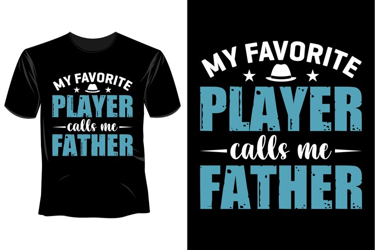Plantilla de diseño de camiseta del día del padre