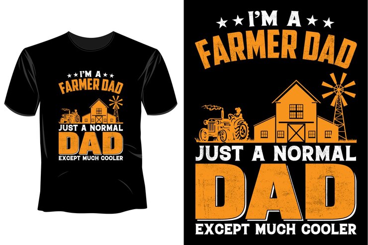 Plantilla de diseño de camiseta del día del padre