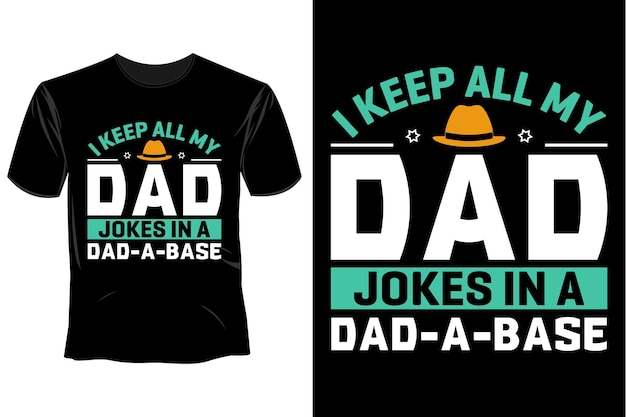 Plantilla de diseño de camiseta del día del padre