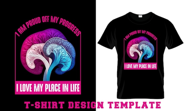 Una plantilla de diseño de camiseta con diseño de camiseta para una mujer.