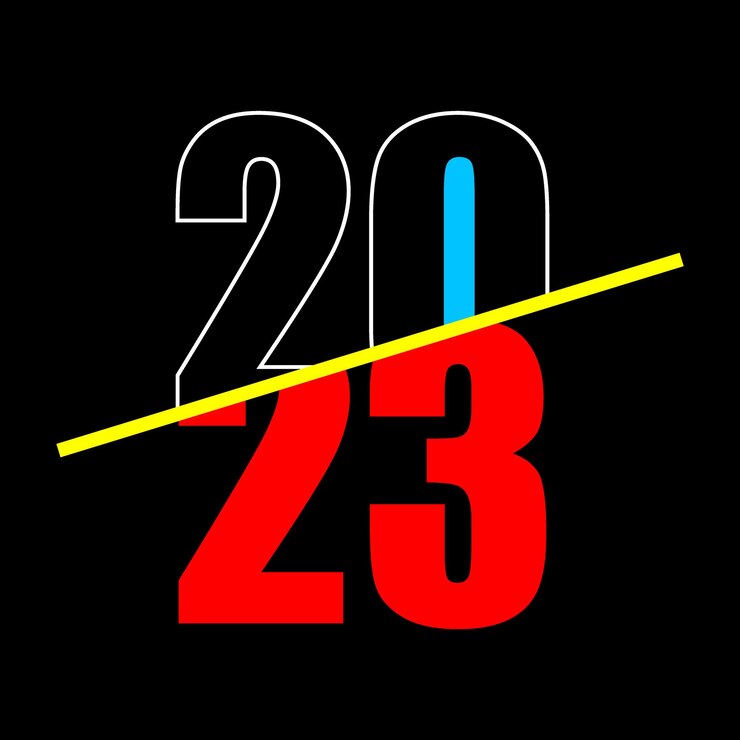 Vector plantilla de diseño de camiseta de feliz año nuevo 2023