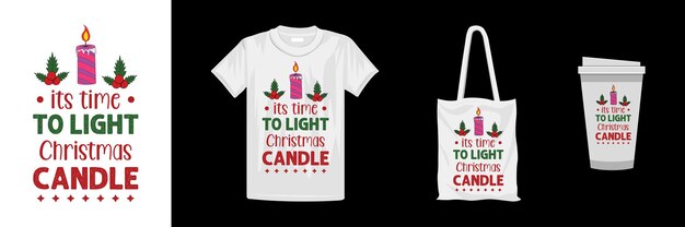 Plantilla de diseño de camiseta de feliz navidad. diseño de tipografía navideña.