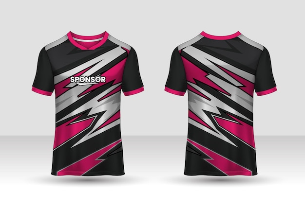 plantilla de diseño de camiseta de fútbol para camisetas de carreras deportivas camisetas para correr