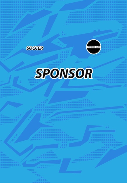 plantilla de diseño de camiseta de fútbol