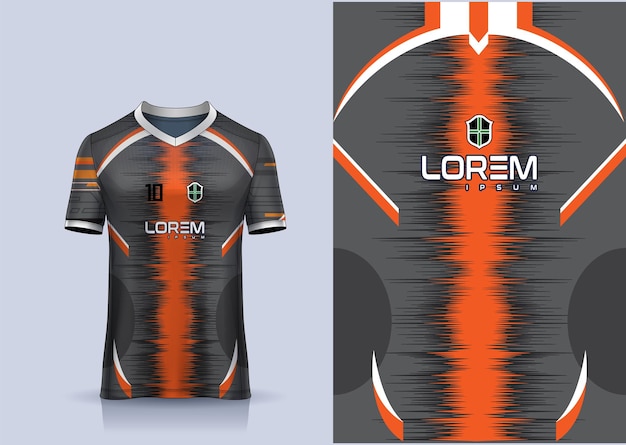 plantilla de diseño de camiseta de fútbol