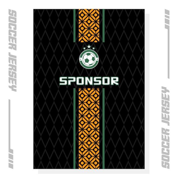 plantilla de diseño de camiseta de fútbol
