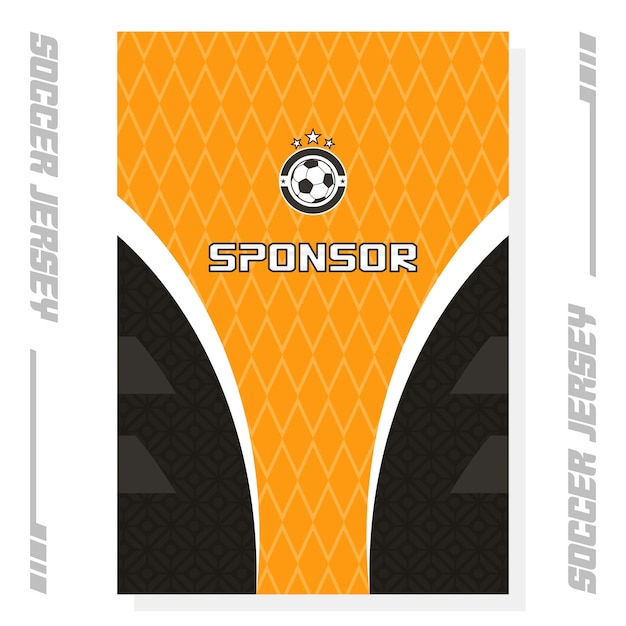plantilla de diseño de camiseta de fútbol