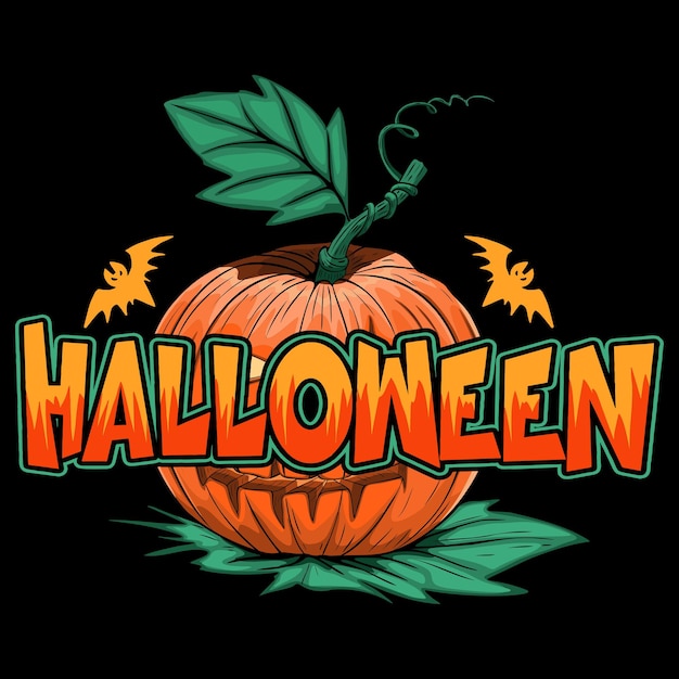 Plantilla de diseño de camiseta de Halloween ((Nueva y creativa).
