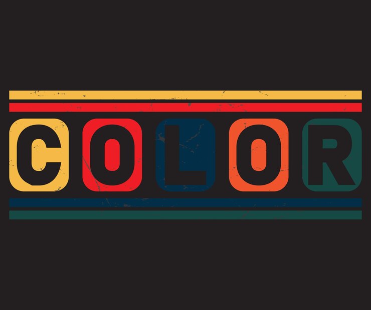 Vector plantilla de diseño de camiseta de maqueta de camiseta de color para imprimir vector gratuito