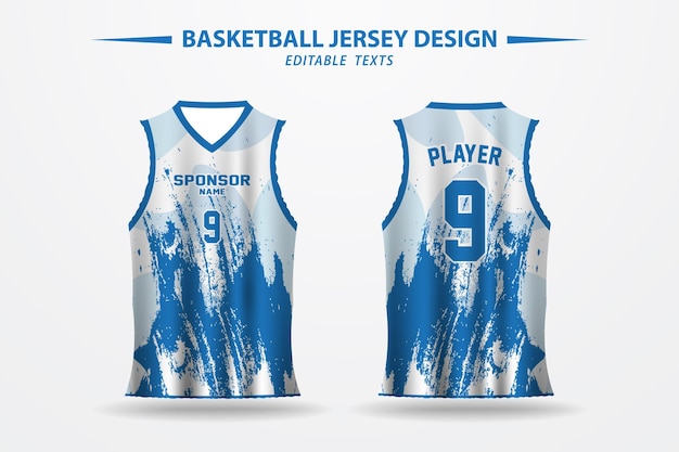 Plantilla y diseño de camiseta de patrón de baloncesto vectorial