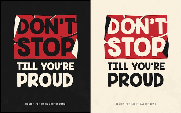 plantilla de diseño de camiseta de tipografía de cita motivacional