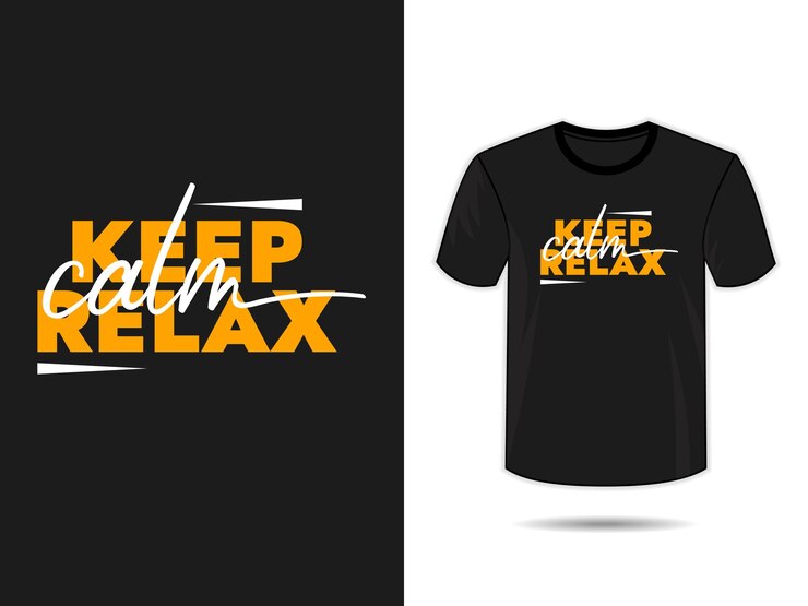 Plantilla de diseño de camiseta de tipografía de citas motivacionales