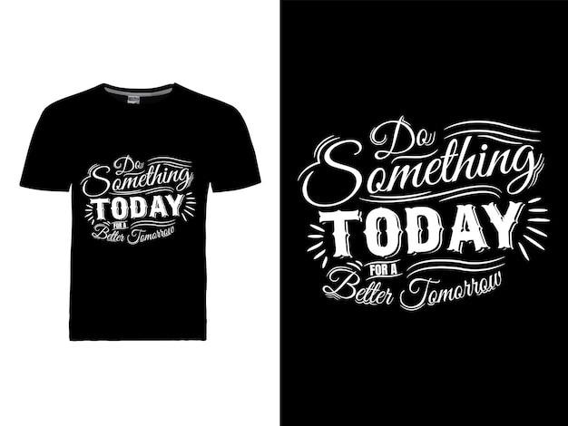 Plantilla de diseño de camiseta de tipografía vectorial