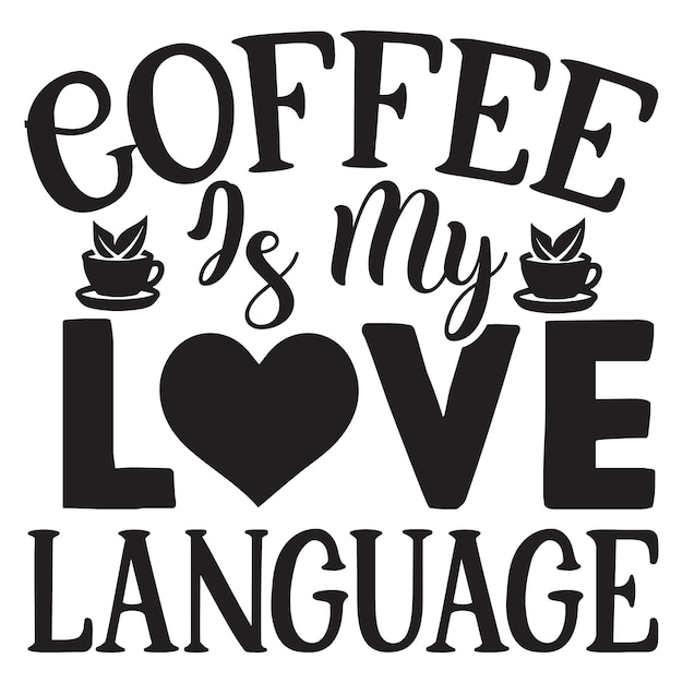 plantilla de diseño de camisetas de café SVG