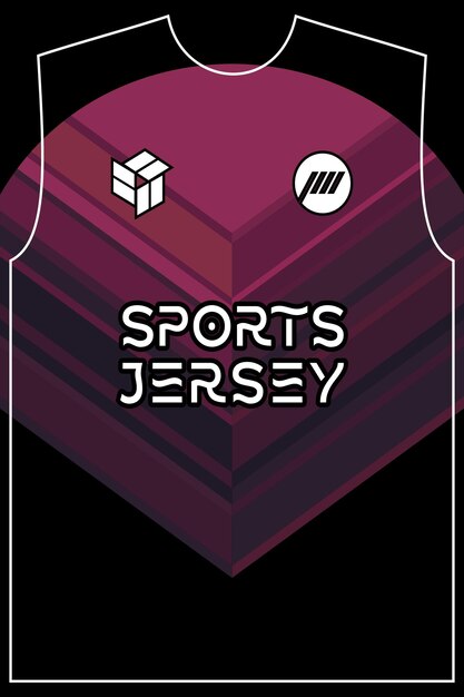 plantilla de diseño de camisetas deportivas