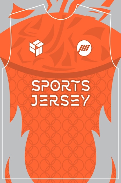 plantilla de diseño de camisetas deportivas
